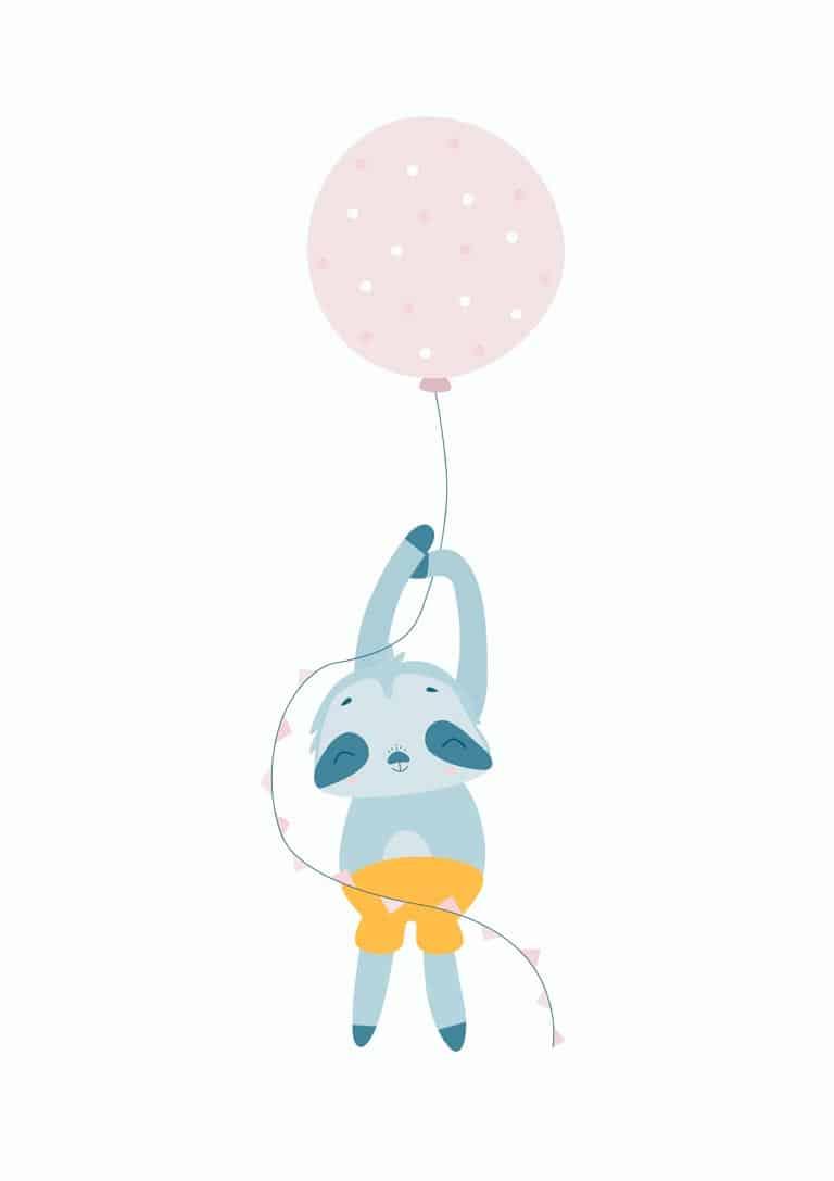 Ballonflyvning plakat