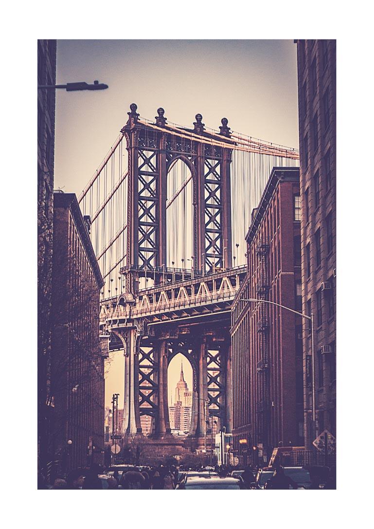 Plakat af Brooklyn Bridge