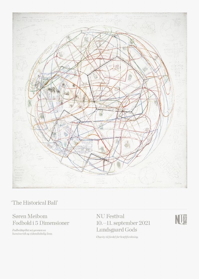 Historisk Ball NU Festival plakat af Søren Meibom