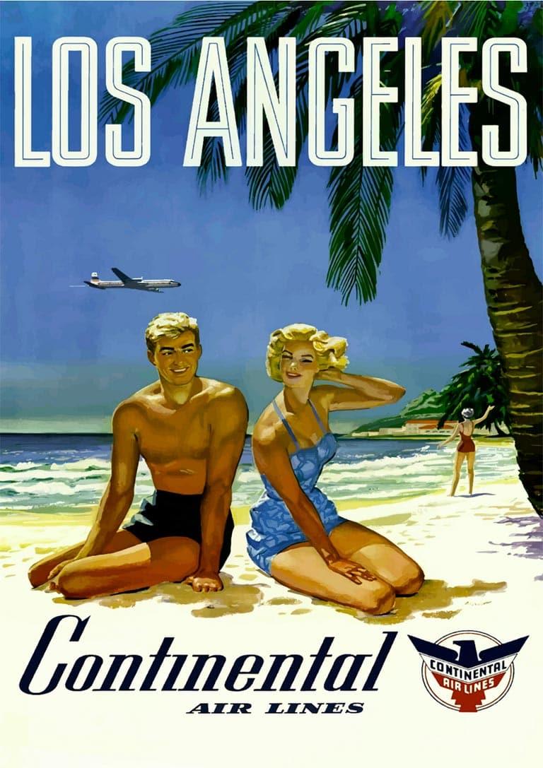 Los Angeles Retro Plakat