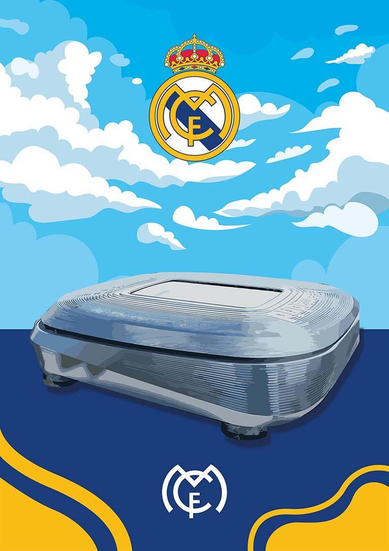 Santiago Bernabéu Real Madrid Plakat