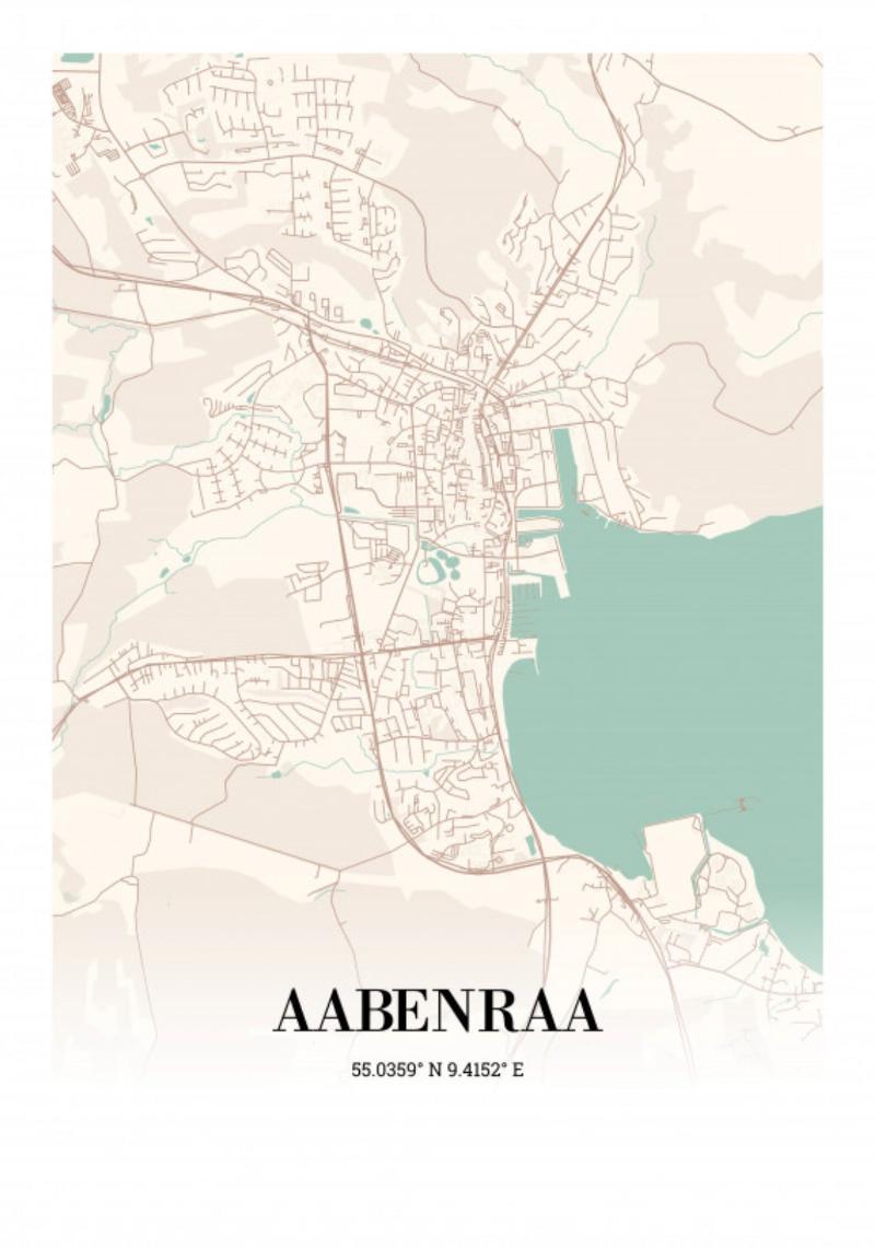 Aabenraa 21x30 cm papir (A4)