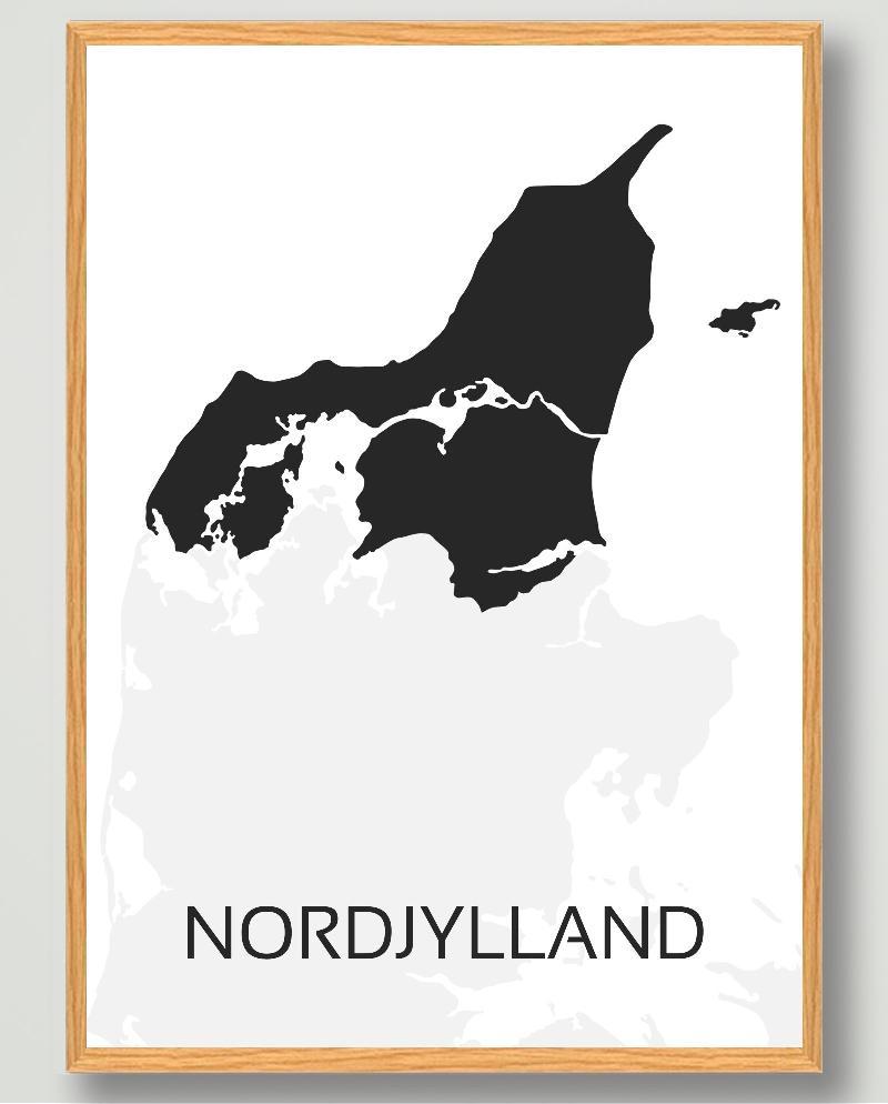 Nordjylland plakat - Mål: 30x40cm