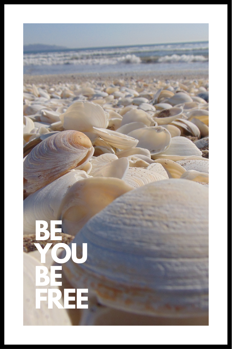 Be Free plakat - 30x40 cm