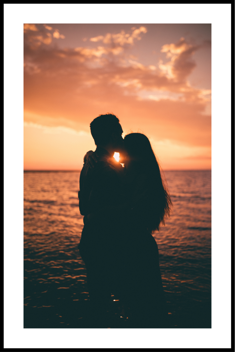 Kys i solen plakat - 30x40 cm