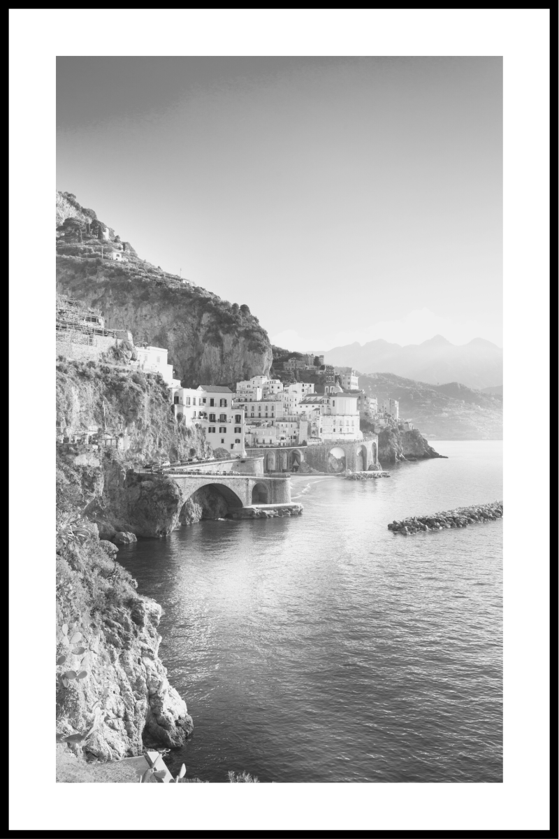 Amalfi Plakat fra Italien – 21x30 cm