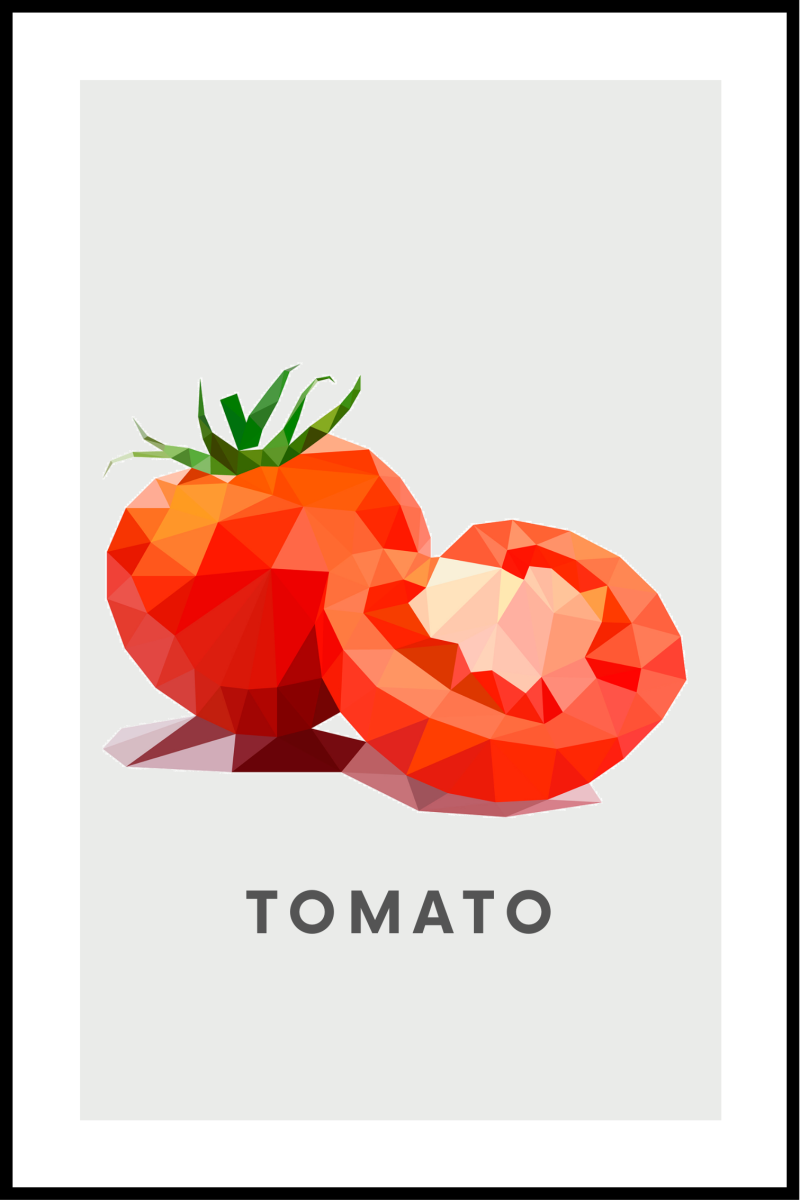 Tomatplakat - 21x30 cm
