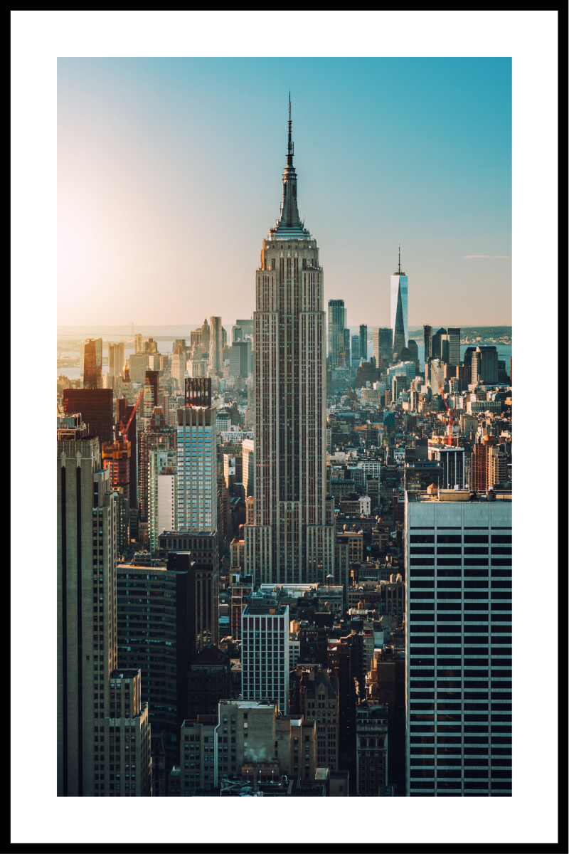 Empire State Plakat - 30x40 cm