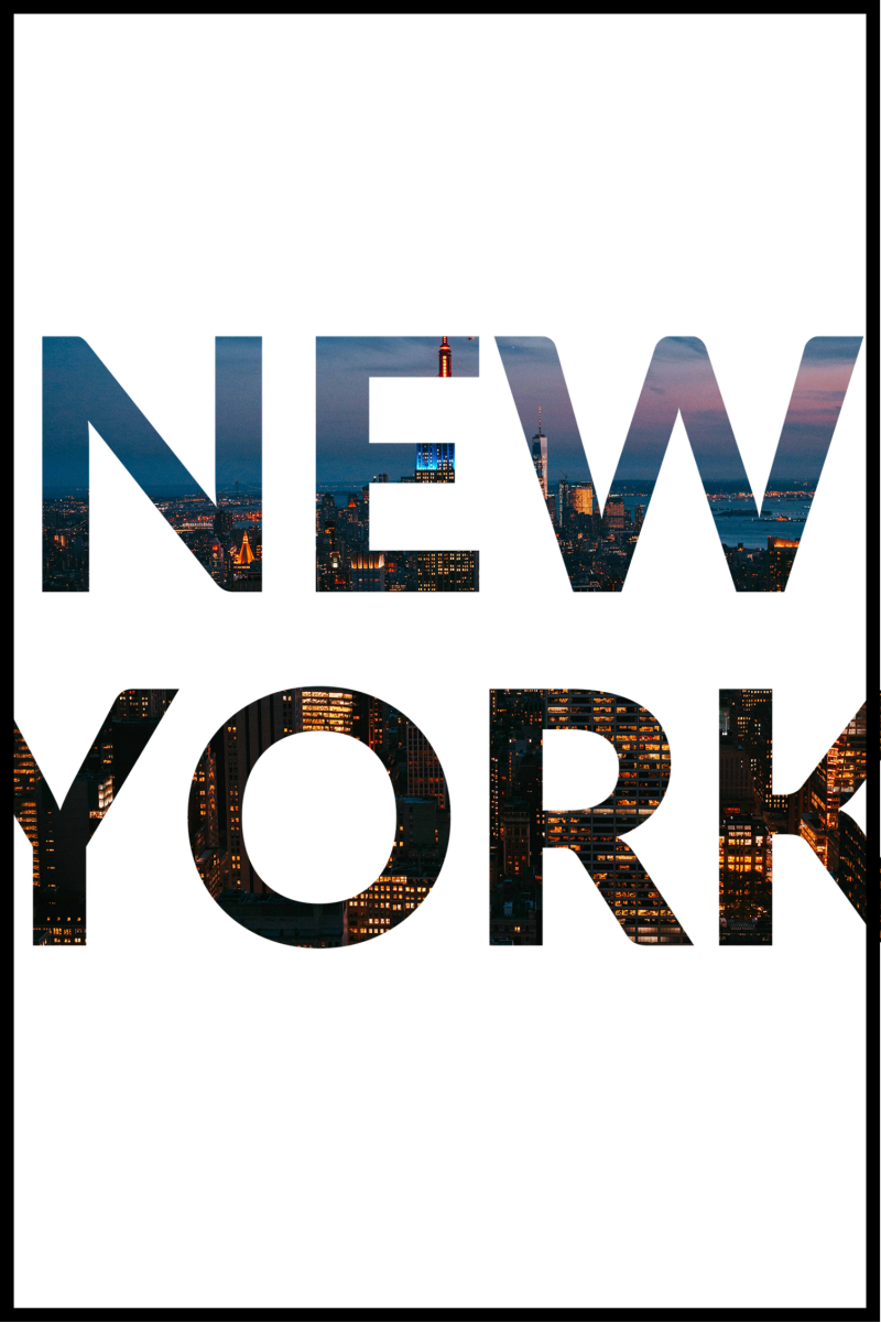 New York plakat - 30x40 cm