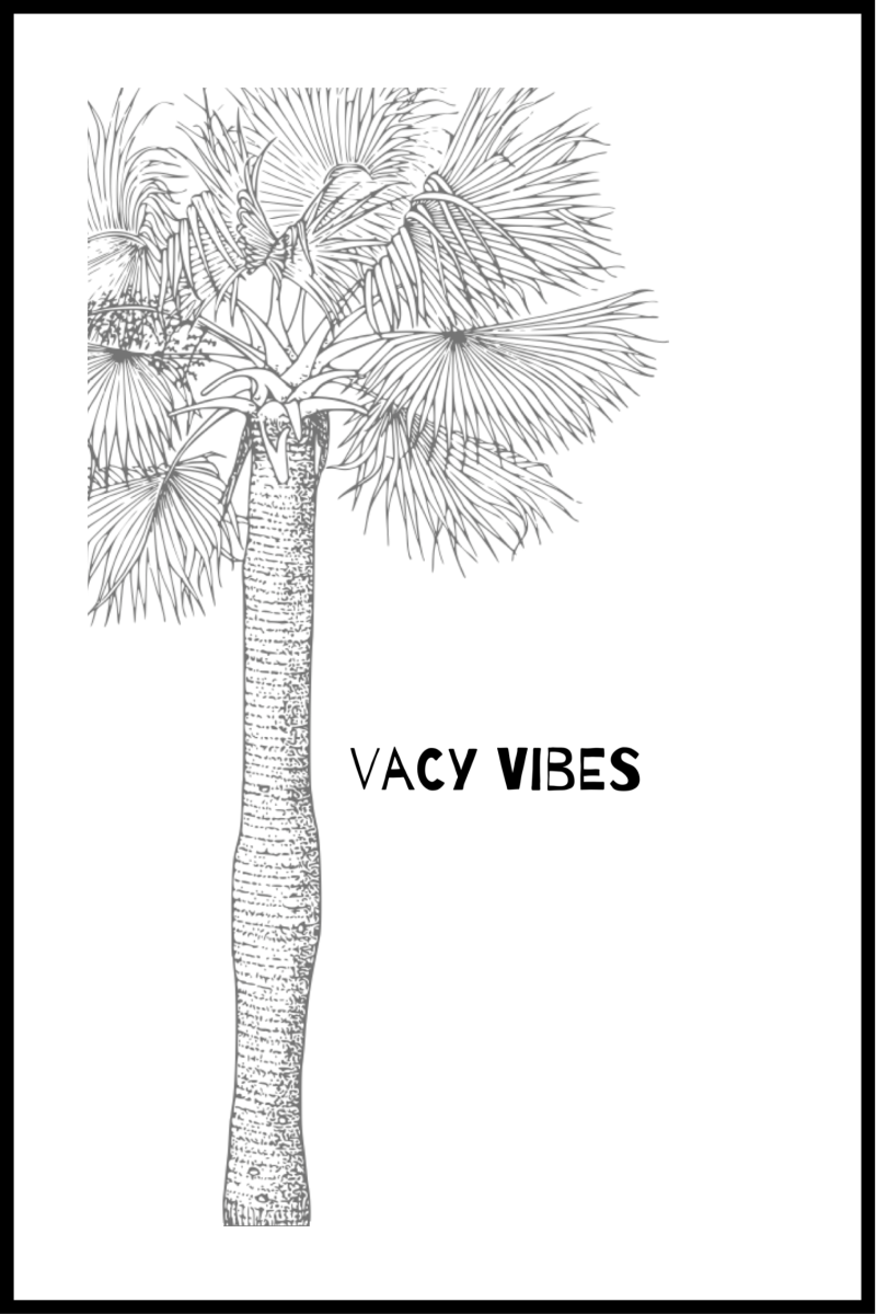Vacy Vibes Plakat - 30x40 cm