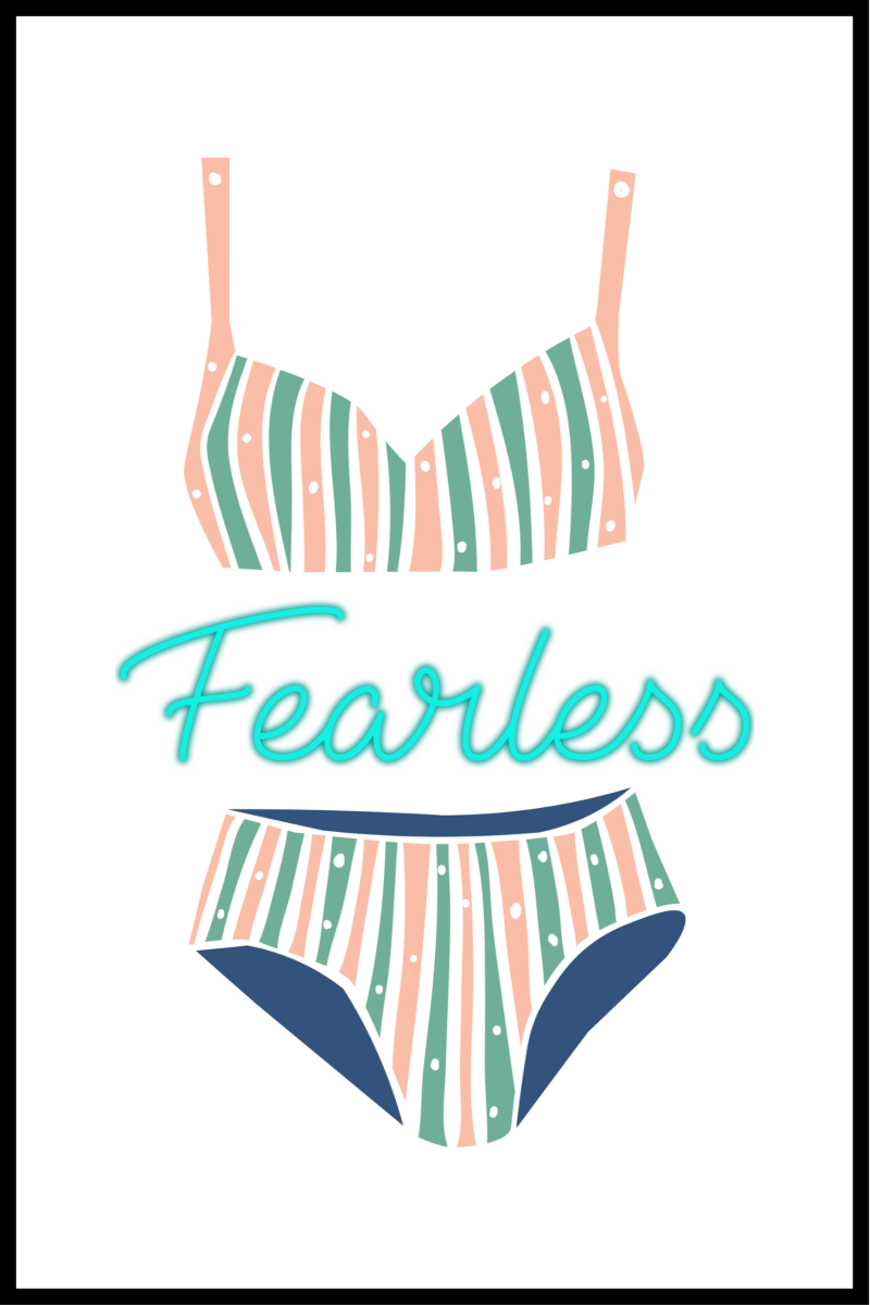Fearless Bikini Plakat - 30x40 cm