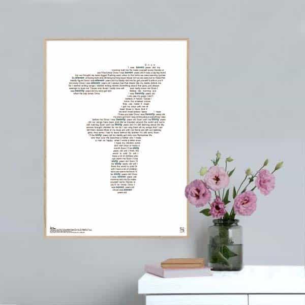 Lukas Graham 7 År Plakat - 15 x 21 cm / XS / Lodret