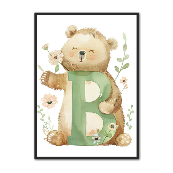 Bjørn B Bogstav Plakat 2