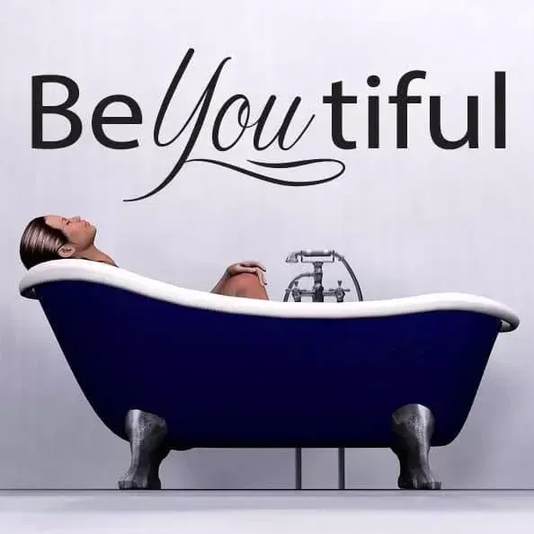 Inspirerende Væggemærkat - Vær Smuk til Dit Hjem