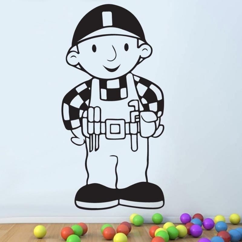 Byggemand Bob - Inspirerende Vægdekoration til Børneværelset