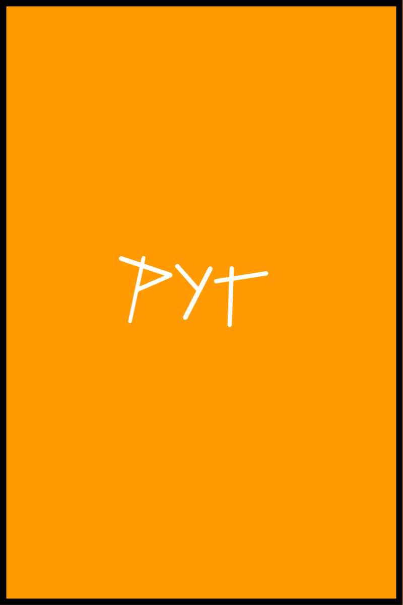Gul pyt plakat - 50x70 cm