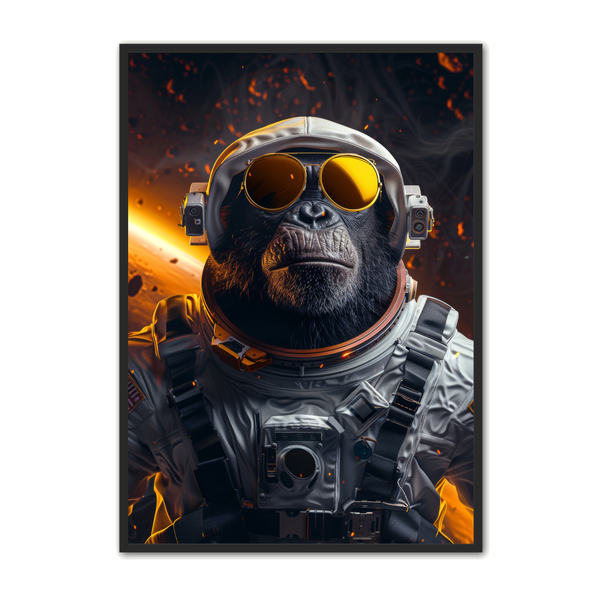 Gorilla Astronaut Plakat 15