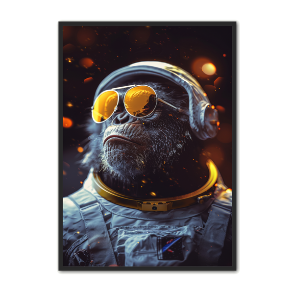 Gorilla Astronaut Plakat 17