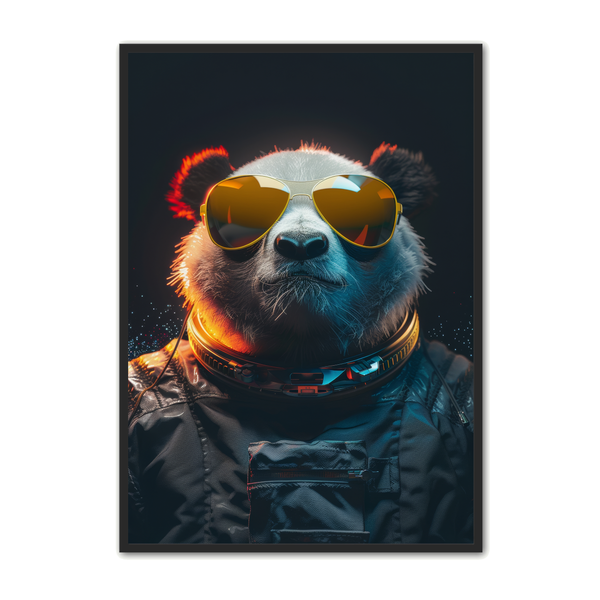 Panda Astronaut Plakat 18 – Fantasifuld Kunst