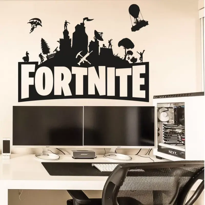 Fortnite Vægklistermærke – Uundgåeligt for Fans af Spillet!