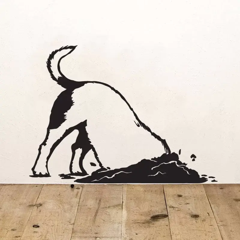 Hund der Graver - Vægbeklædning