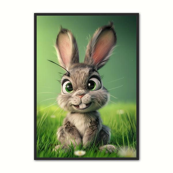 Kanin Plakat 2 – Plakat til børn