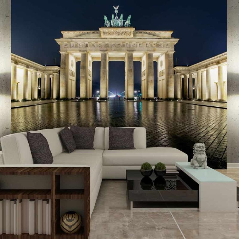 Fototapet af Brandenburger Tor i natlys
