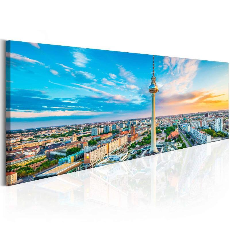 Lærredstryk af Berliner Fernsehturm, Tyskland