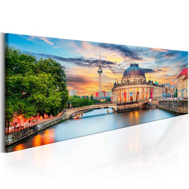 Lærredstryk: Museumsøen i Berlin