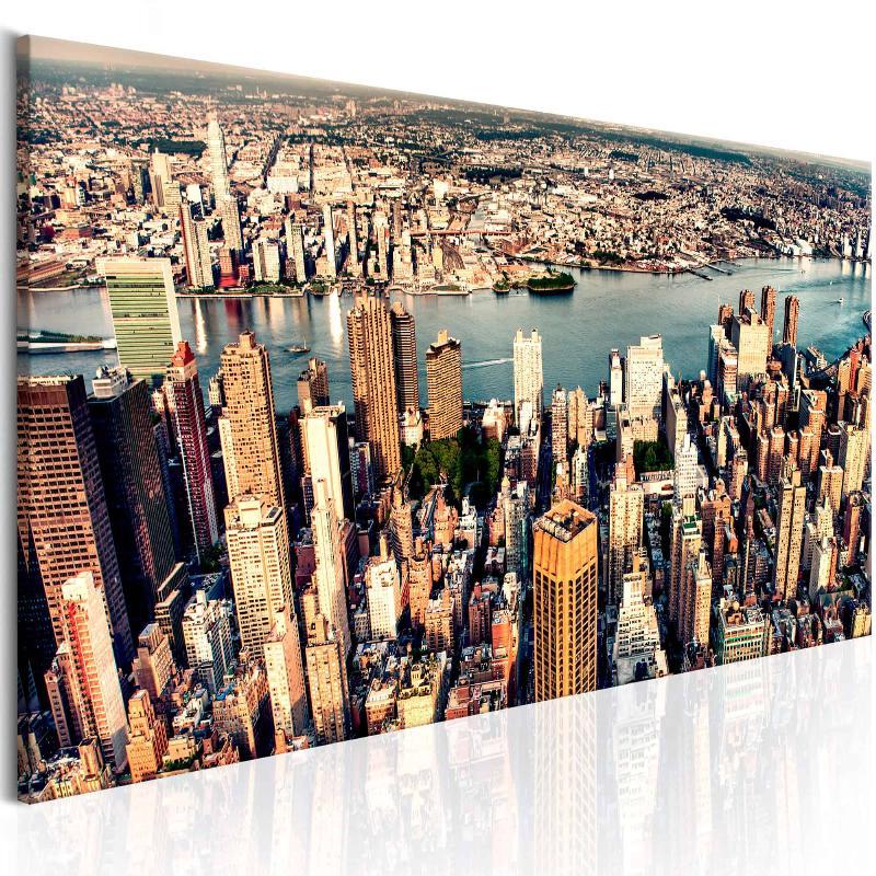 Panorama Lærredstryk af New York