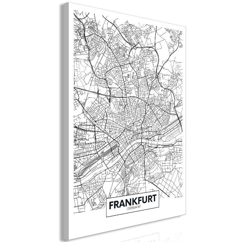 Lærredstryk over Frankfurt (1 del)