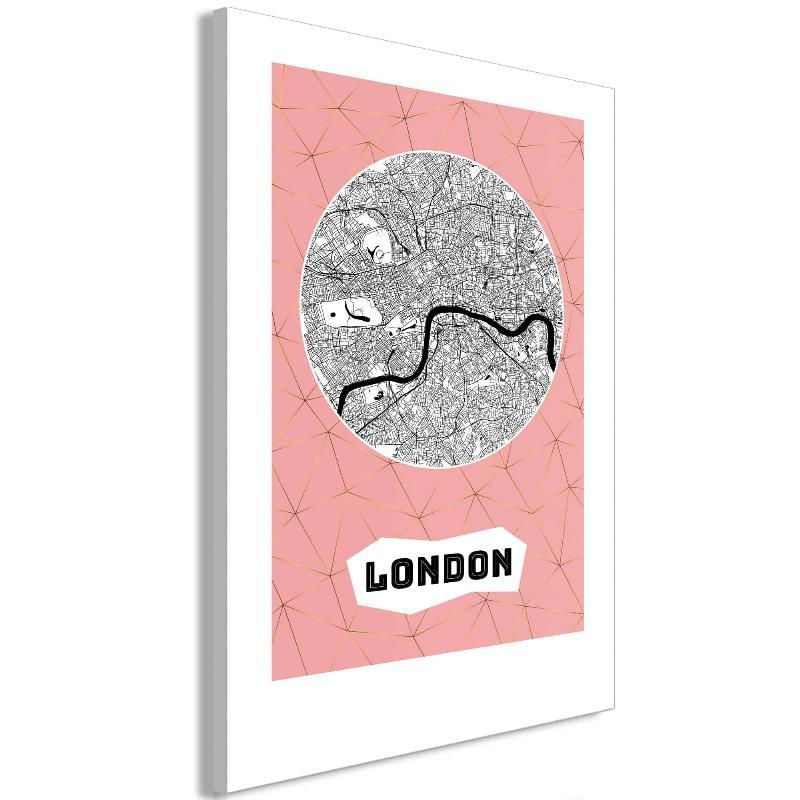Lærredstryk af Central London (1 stk)