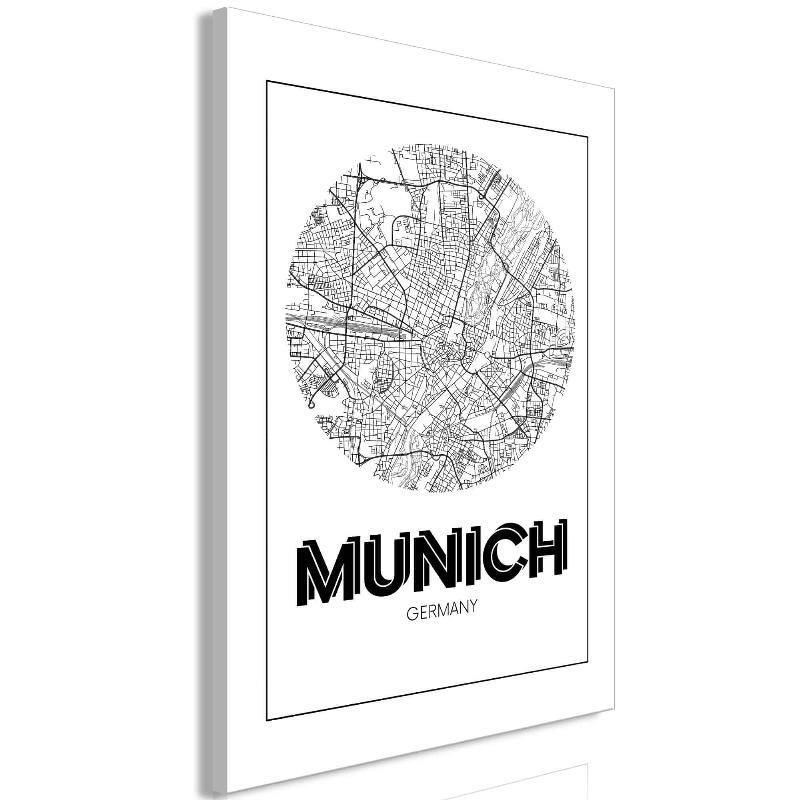 Retro München Lærredstryk (1 stk)