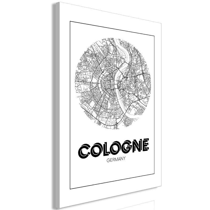 Retro Cologne Lærredstryk (1 stk)