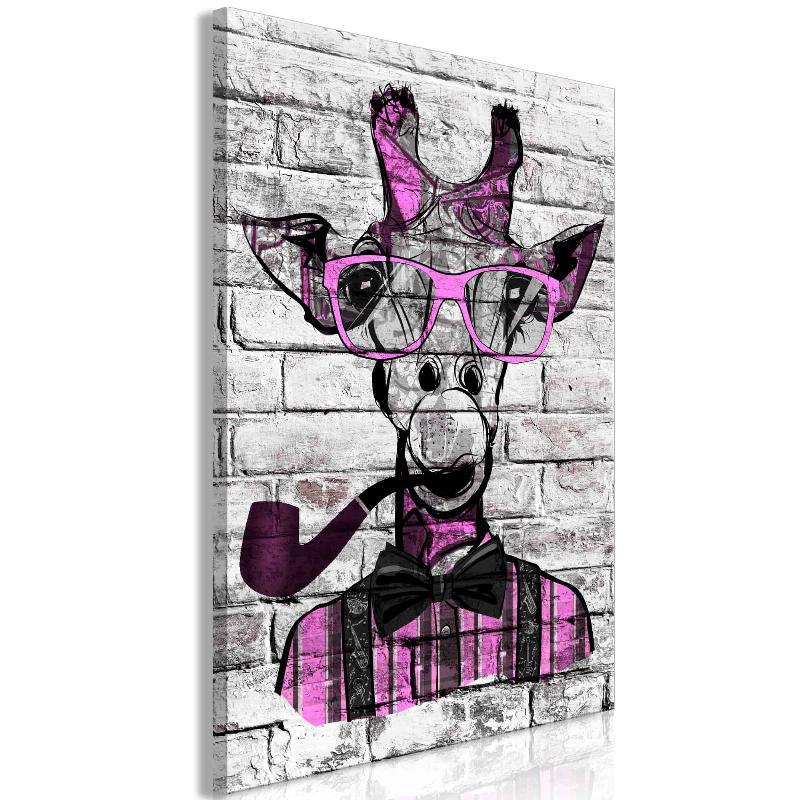 Giraffelærred med Pibe (1 stk) Pink