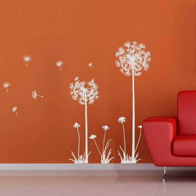 Mælkebøtte Vægklistermærke – Forvandl dit hjem med stil!