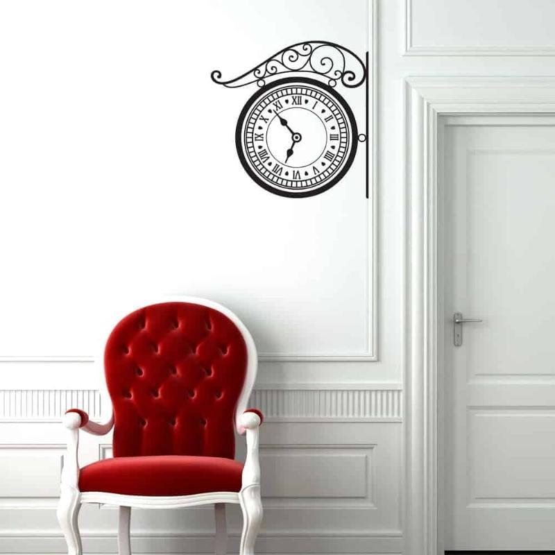 Retro Vægur Wallsticker – Unik Vægdekoration til Dit Hjem