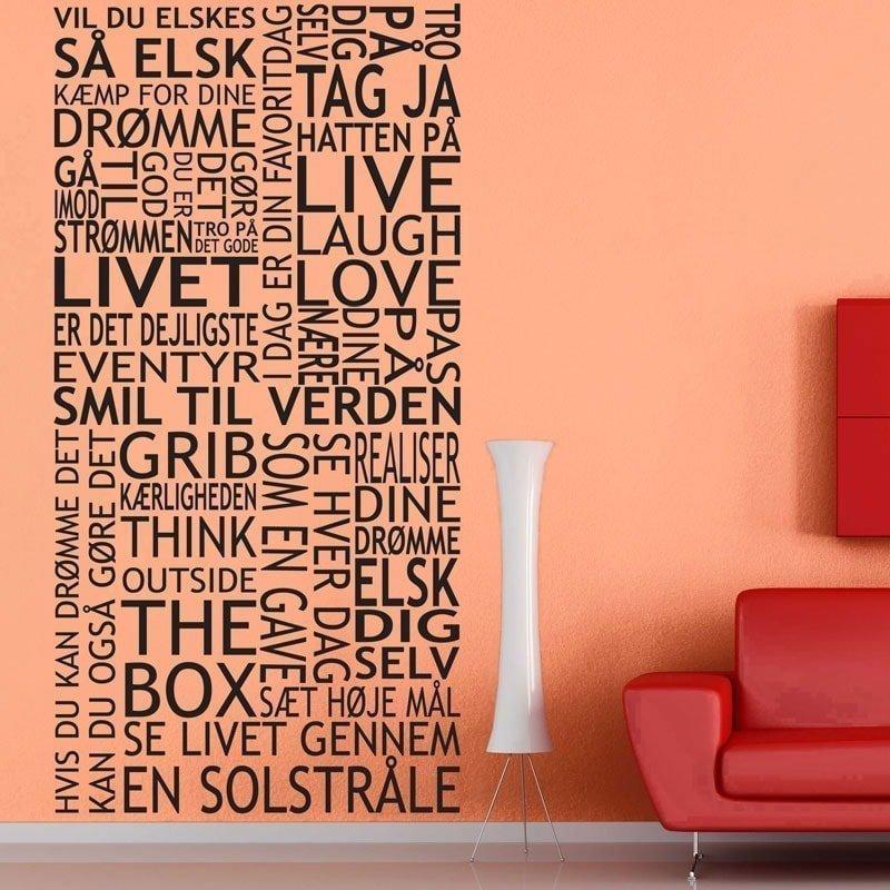 Inspirerende Vægbeklædning – Smil Til Verden!