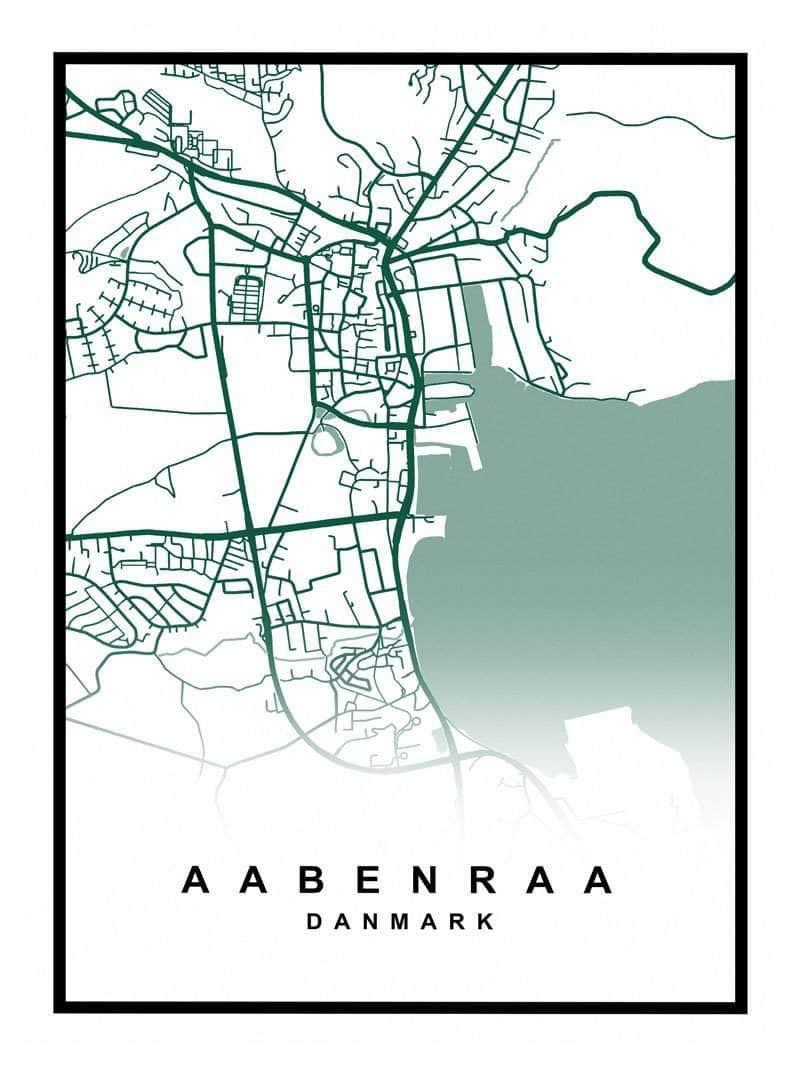 Aabenraa by plakat