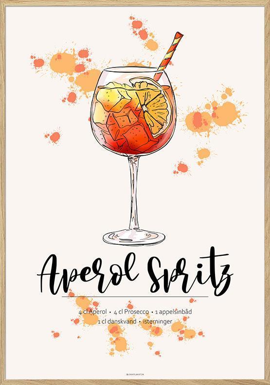 Aperol Spritz Opskriftsplakat – Skab sommerstemning!
