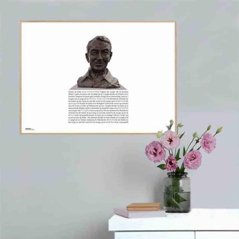 Benny Andersens plakat - 21 x 15 cm / XS / liggende