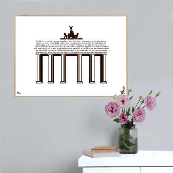 Berlin Nordstrøm plakat – 50 x 70 cm / lodret