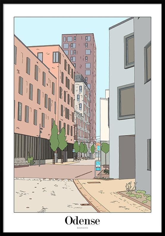Byplakat Odense – Charmerende Vægkunst til Dit Hjem