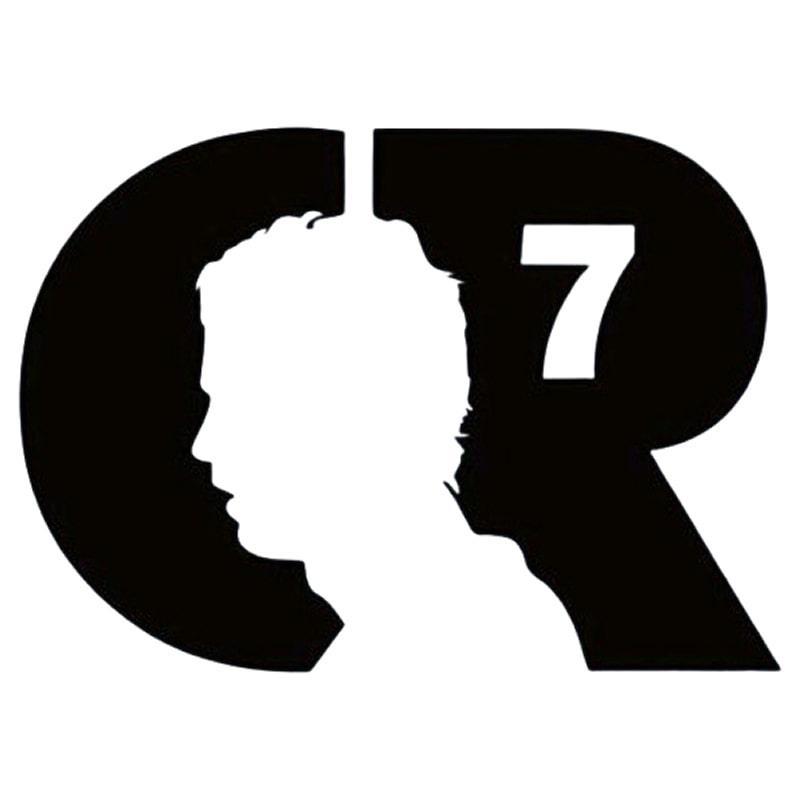 CR7 Ronaldo vægklistermærke - Fodbold 57x80cm