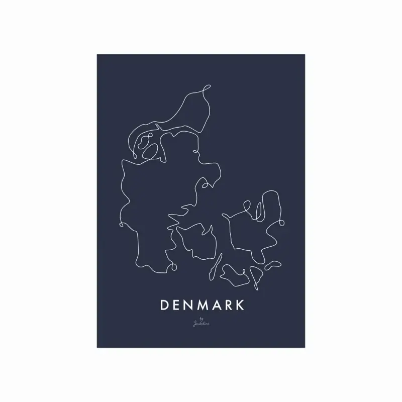 Danmark af Justaline