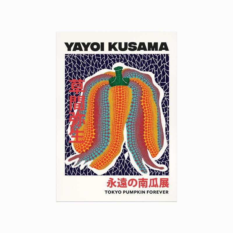 Yayoi Kusama plakat - Tokyo Græskar Evigt