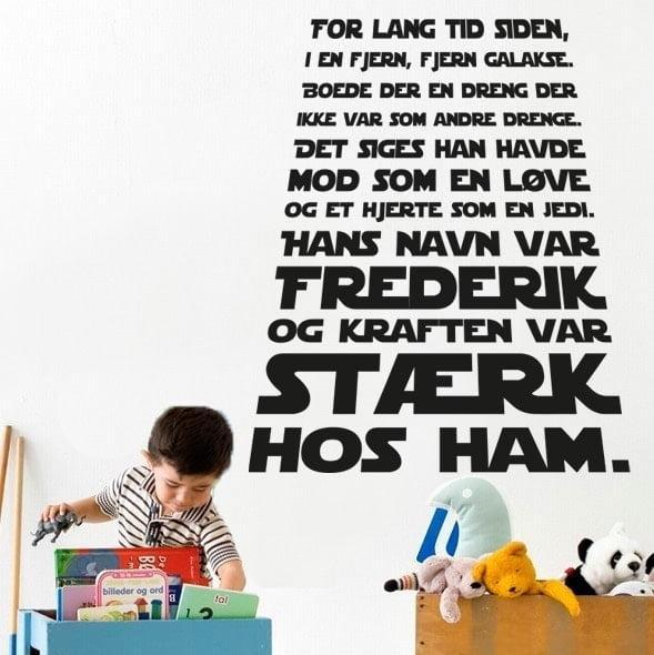 Galakse Væggemærke - Stjerneklare Dekoration til Børneværelset