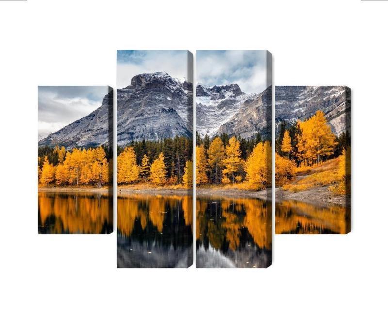 Flerdelt lærred af Banff Nationalpark, Canada