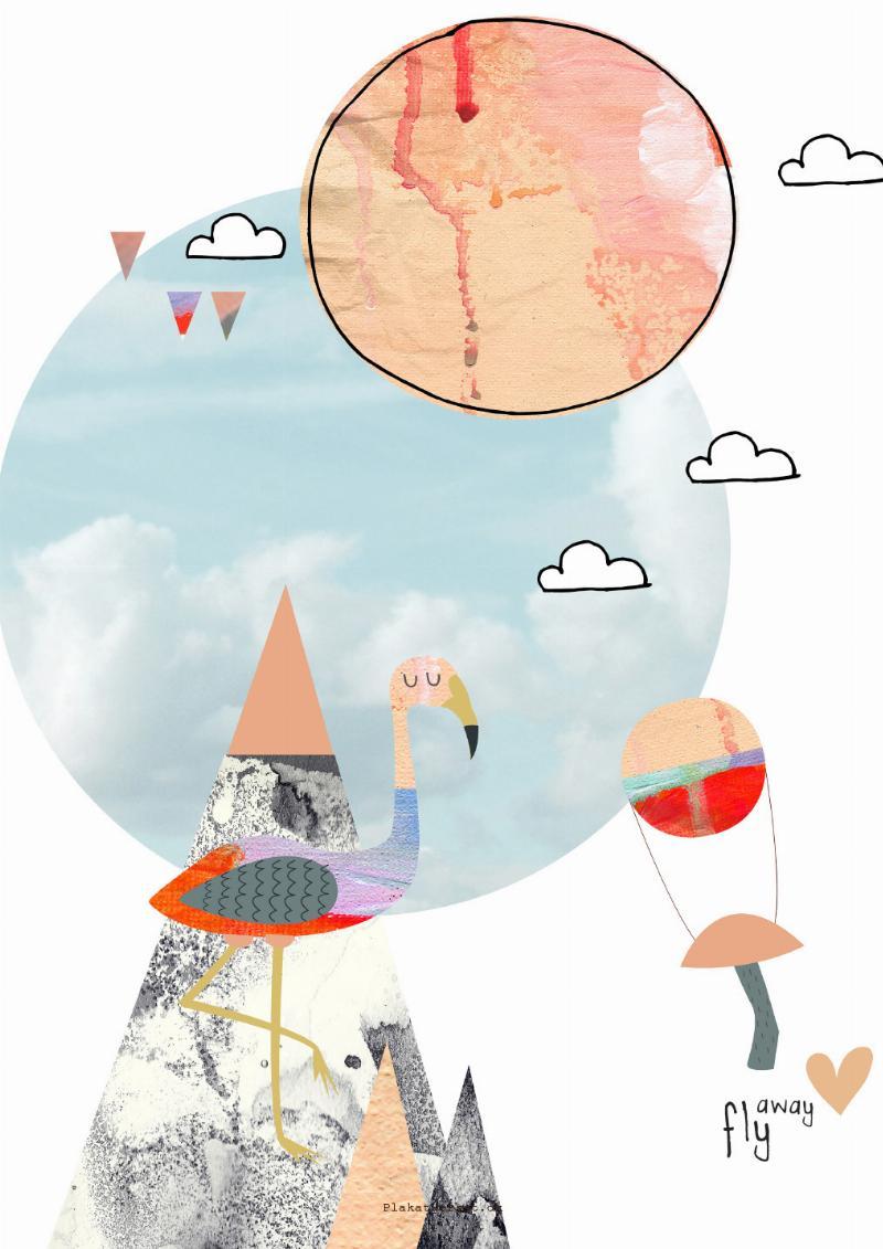 Fly Away Girl plakat fra Plakatwerket