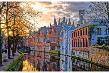 Fototapet - Kanalerne i Brugge